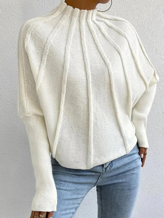Dolman Sleeve Knit Sweater