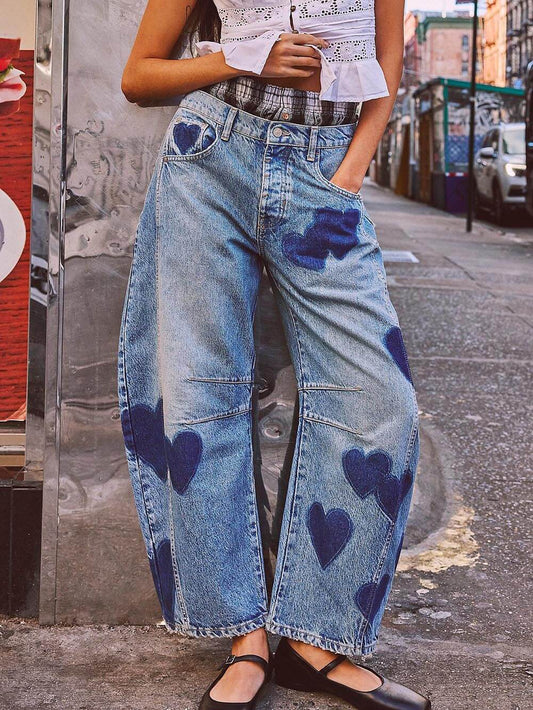 Casual Straight-Leg Jeans