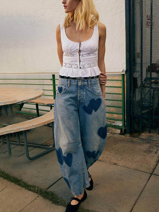 Casual Straight-Leg Jeans