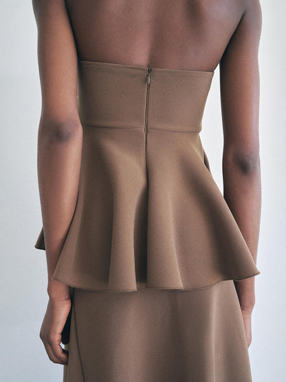 Classic Pleated Bandeau Top