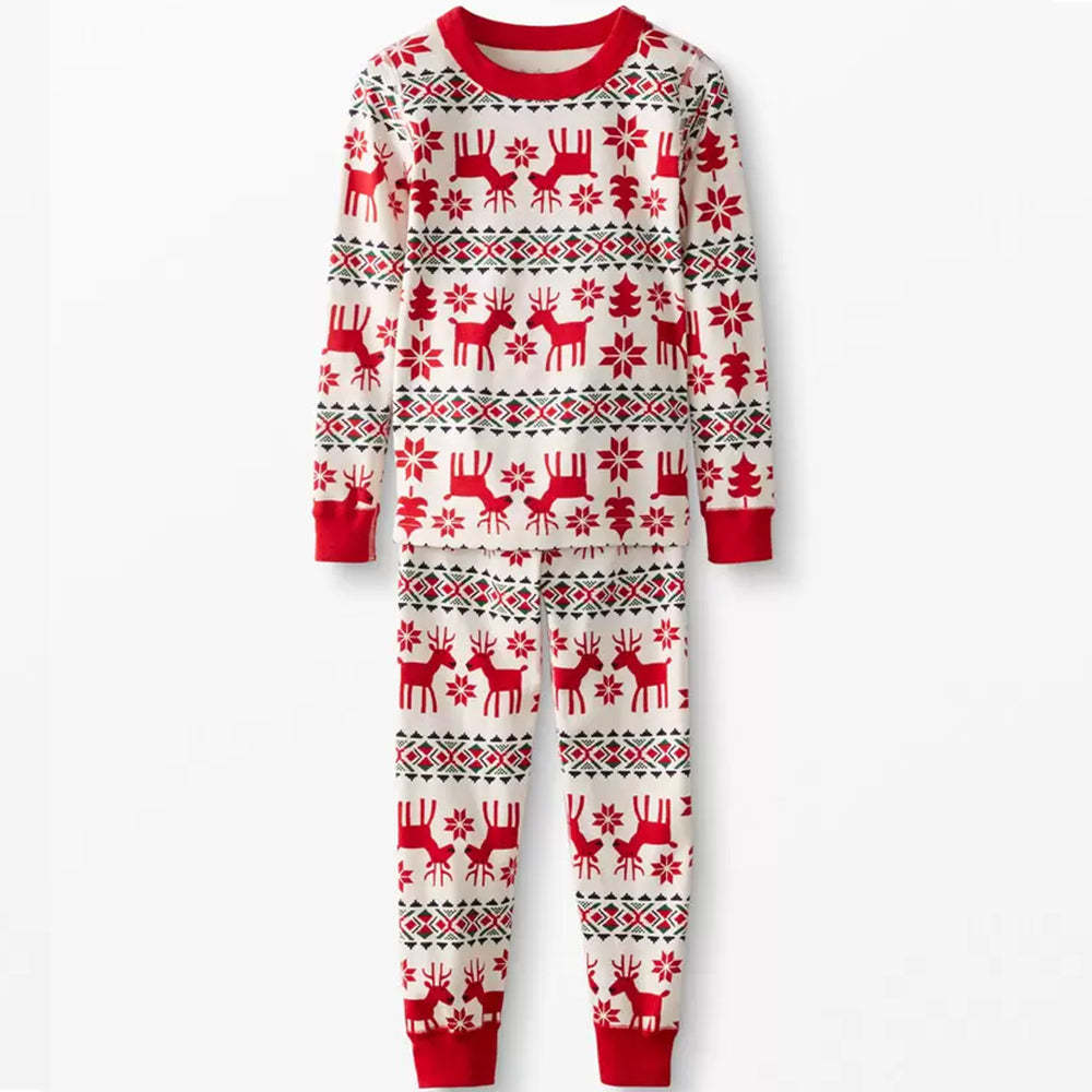 Christmas Deer Family Pajama Set(with Pet's dog clothes)