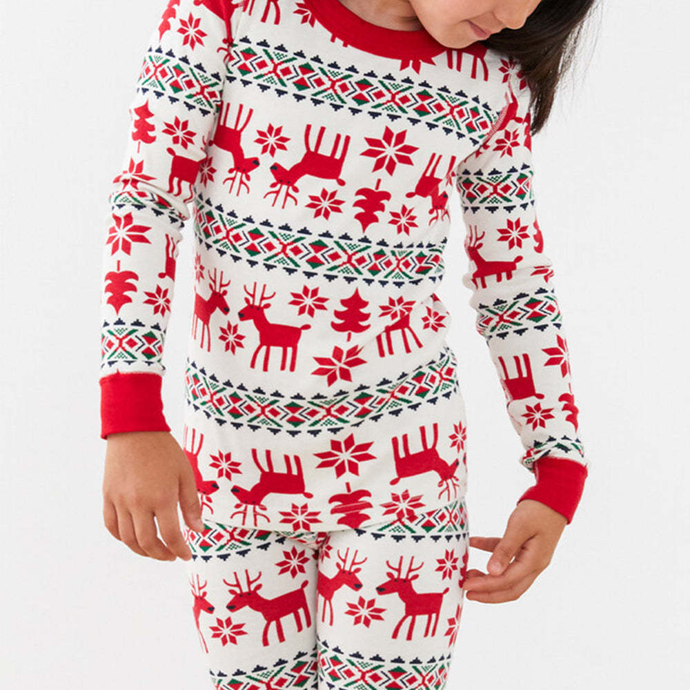 Christmas Deer Family Pajama Set(with Pet's dog clothes)