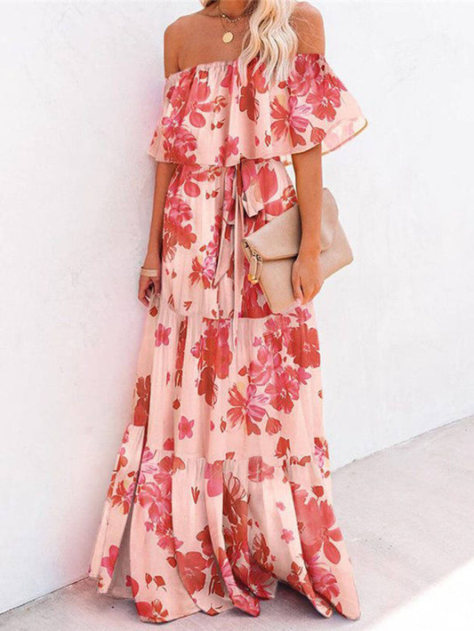 Printed Wrap Dress