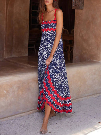 Strappy Floral Maxi Dress