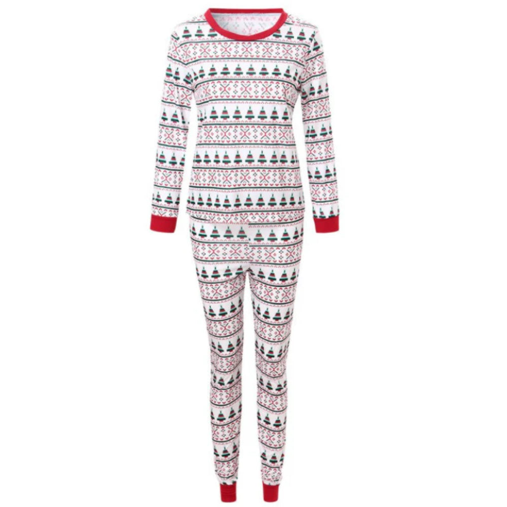 Christmas Round Neck Family Pajama Set