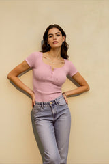 Vintage Fitted Solid T-shirts