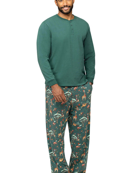 Cute Animal Matching Family Christmas Pajamas