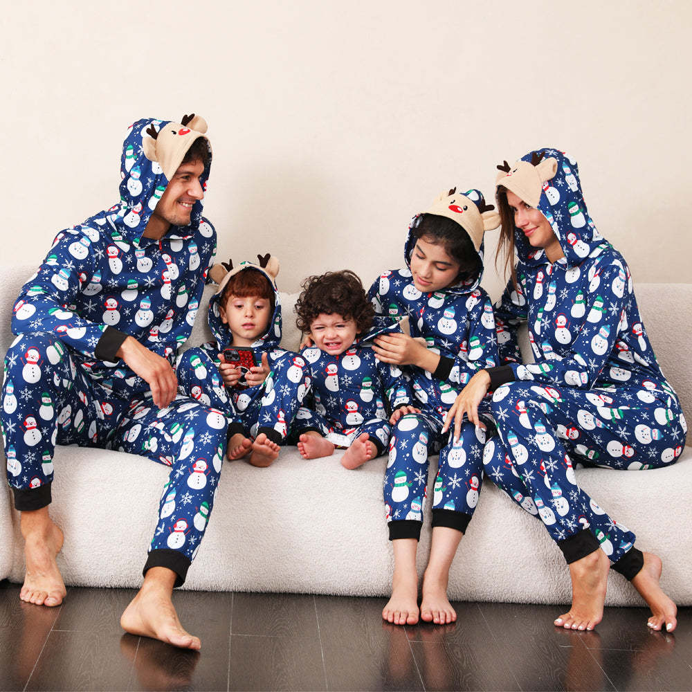 Snowman Print Matching Family Onesies
