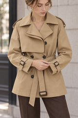 Temperament Windbreaker Trench Coat