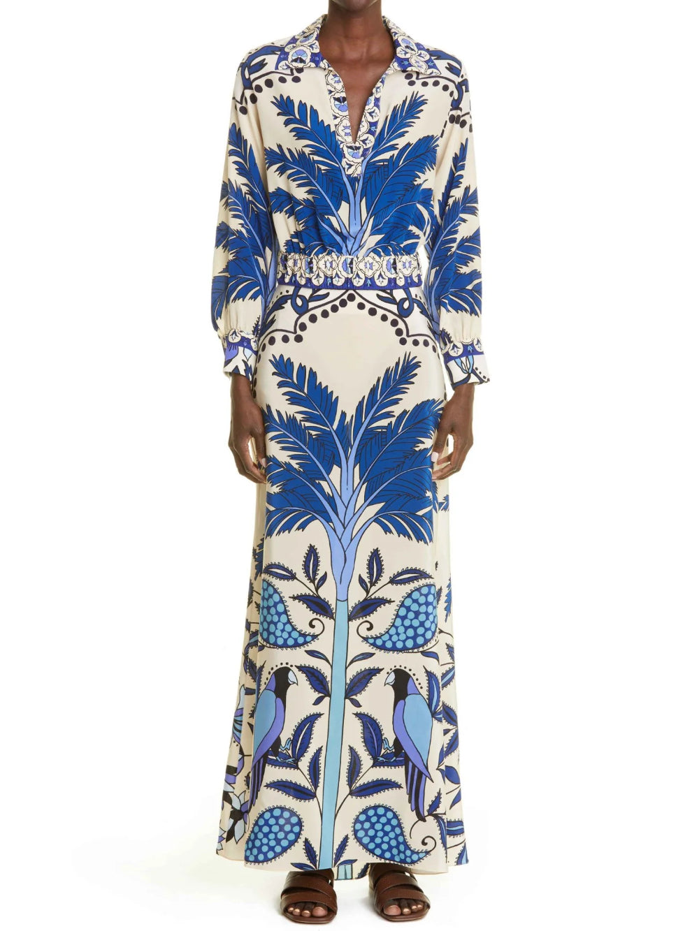 Palm Tree A-Line Skirt