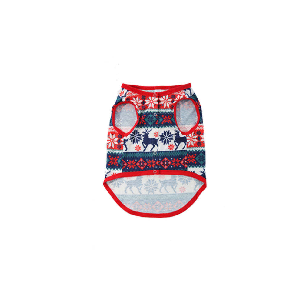 Christmas Deer Family Pajama Set(with Pet Dog Clothes)