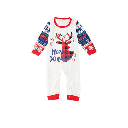 Christmas Deer Family Pajama Set(with Pet Dog Clothes)