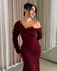 Mermaid Ruffled Evening Gown