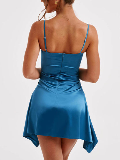Asymmetric Hem Cami Dress