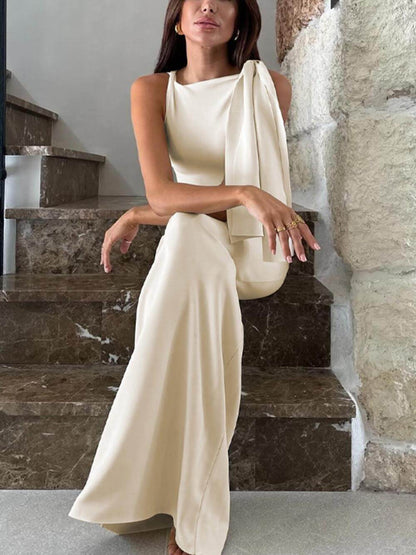 Casual Sexy One-Shoulder Bodycon Dress