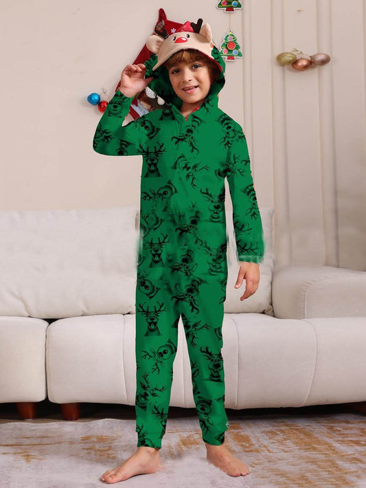 Elk Print Matching Family Onesies