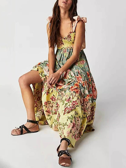 Fashion Fitted Floral Cami Dress