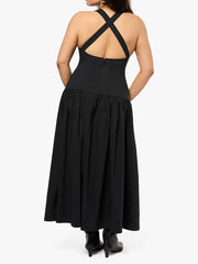 Exquisite Peplum Drop Waist Dress