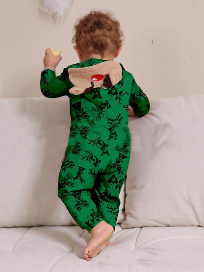 Elk Print Matching Family Onesies
