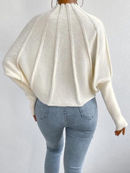 Dolman Sleeve Knit Sweater