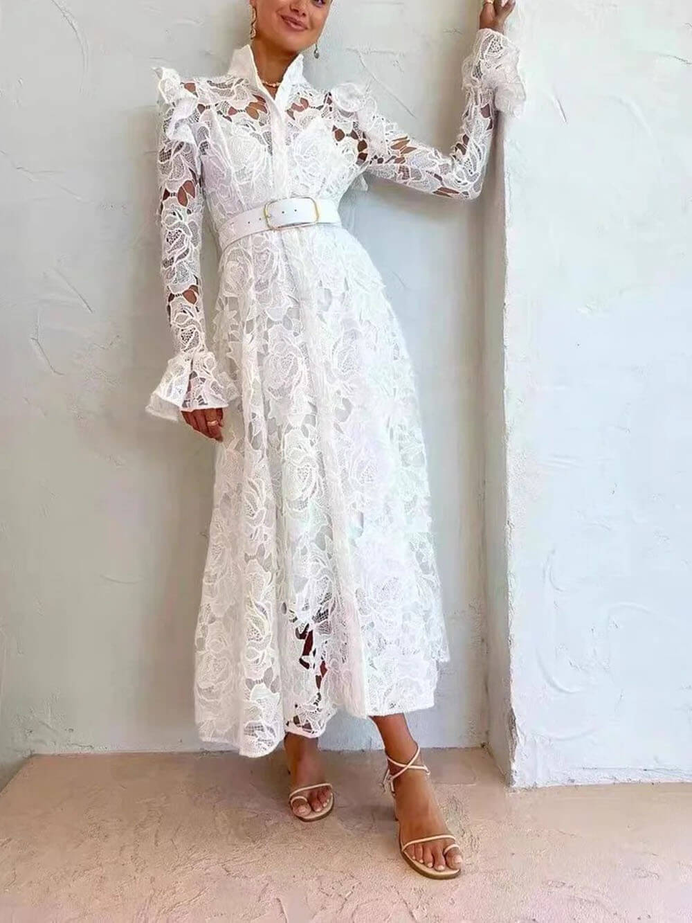 Sexy Lace Maxi Dress