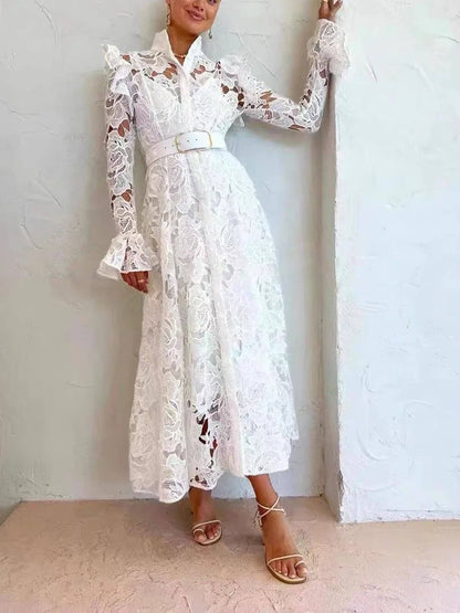 Sexy Lace Maxi Dress