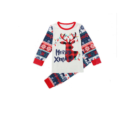 Christmas Deer Family Pajama Set(with Pet Dog Clothes)