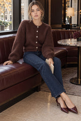 Lightweight Long Sleeve Solid Knit Cardigan
