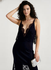 Sexy Lace V Neck Elegant Midi Blouse