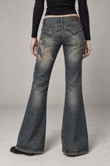 Y2K Style Vintage Denim Pants