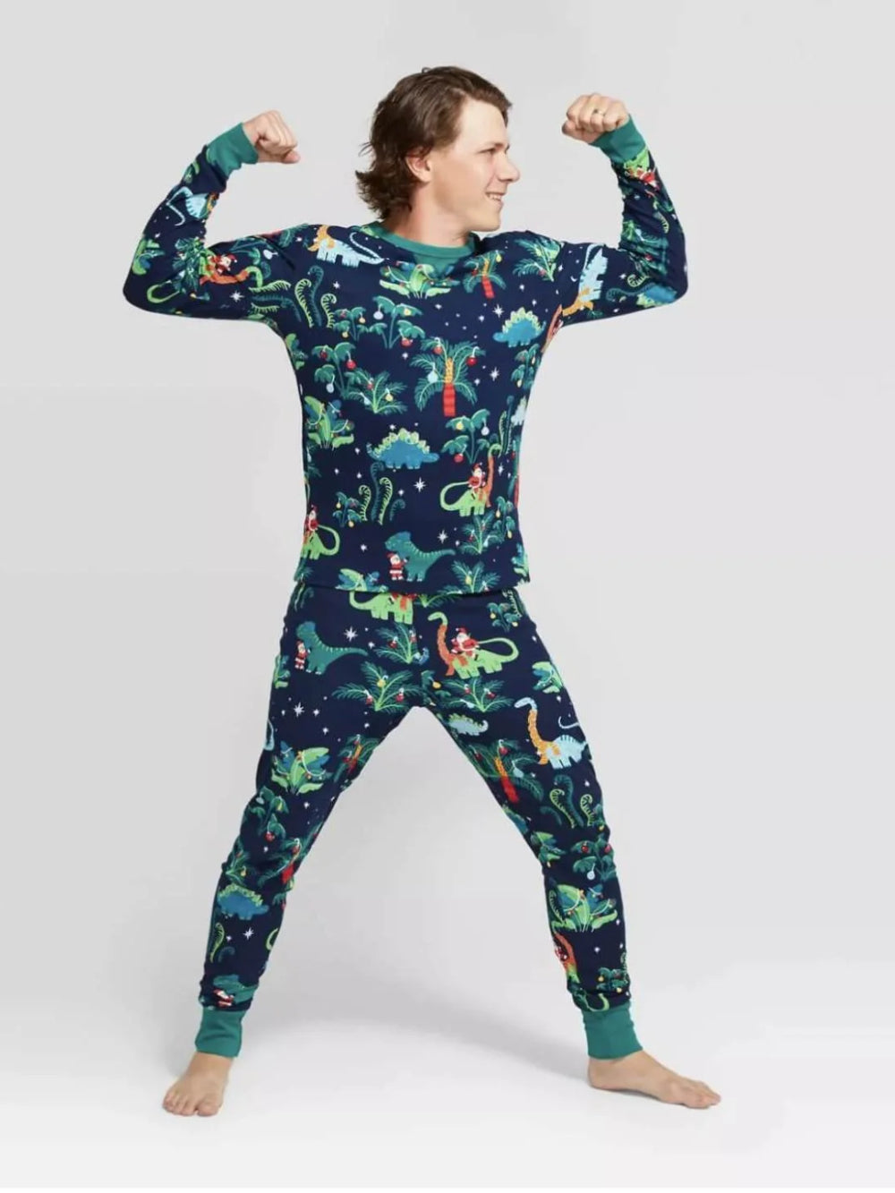 Christmas Dinosaur Family Pajama Set