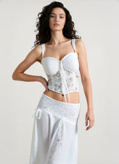 Boho Lace Patchwork Maxi Skirt