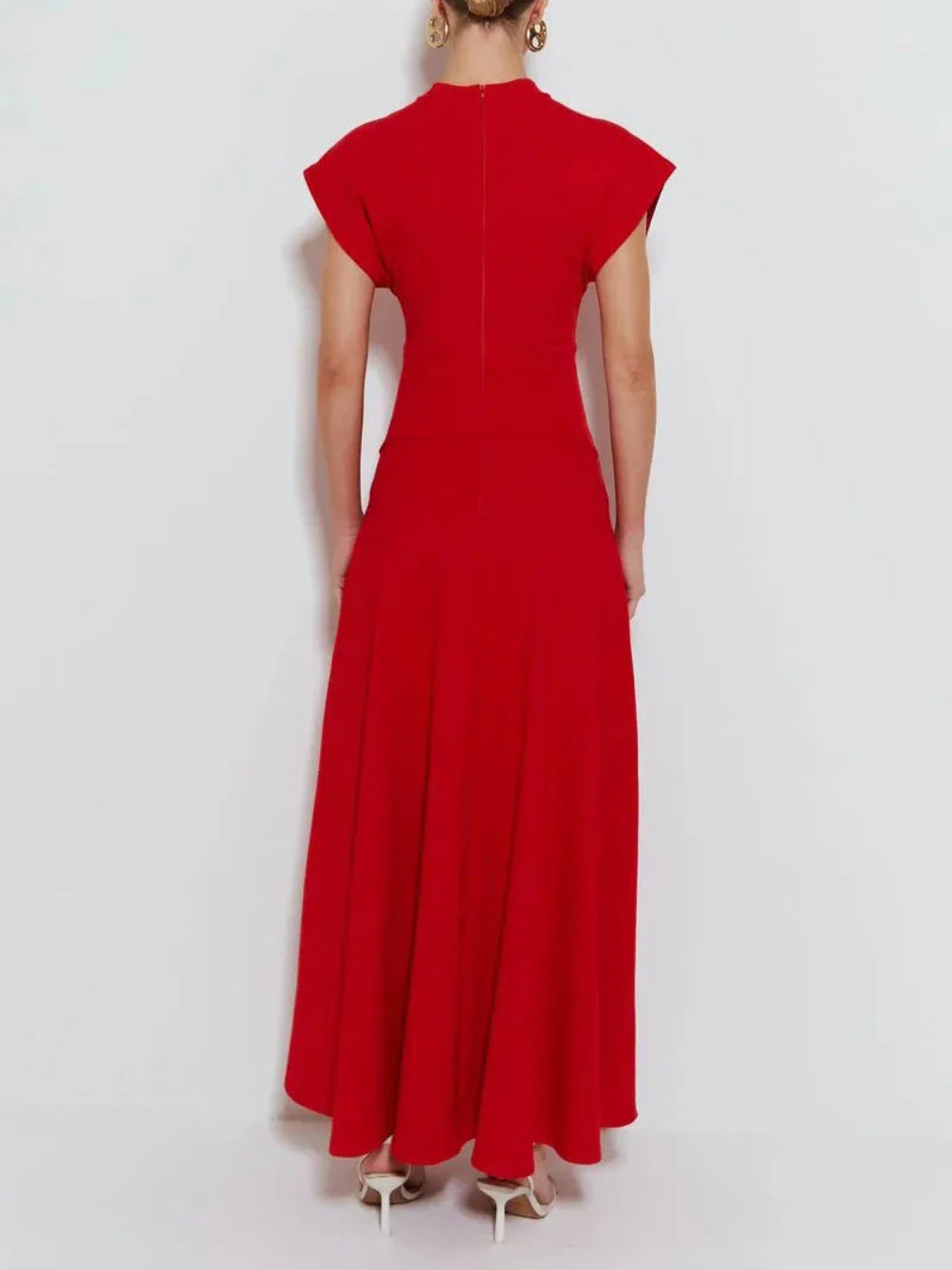 Elegant Fitted Slit Maxi Dress
