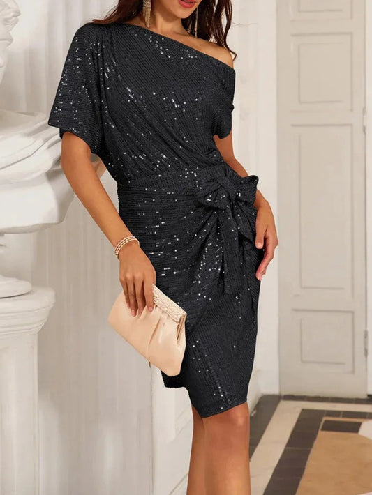 Shiny Party Mini Dress