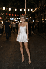 Sexy Slim Solid Color Backless Cami Mini Dress