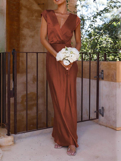 V-Neck Sexy Mermaid Dress