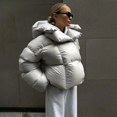 Quilted Hooded Puffer Jacket
