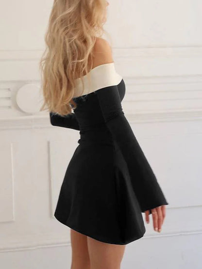 Strapless Off-Shoulder Dress