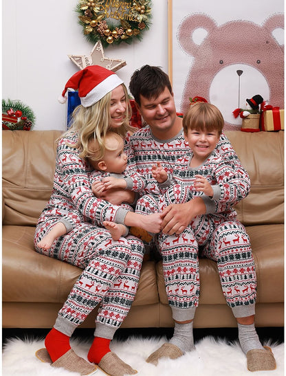 Snowflake Tree Matching Family Pajamas