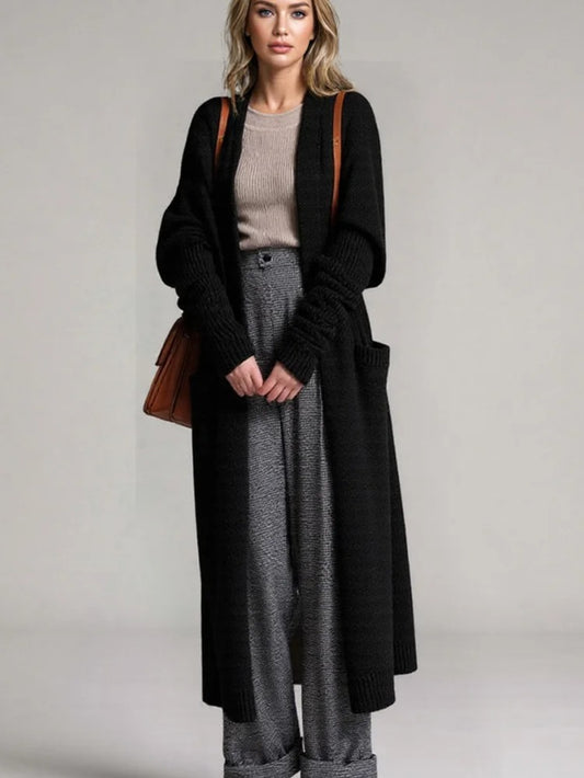 Thicken Knitted Long Cardigan
