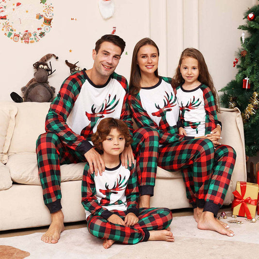 Christmas Plaid Matching Family Pajamas