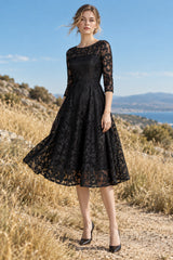 Slim Lace Casual Party Dress