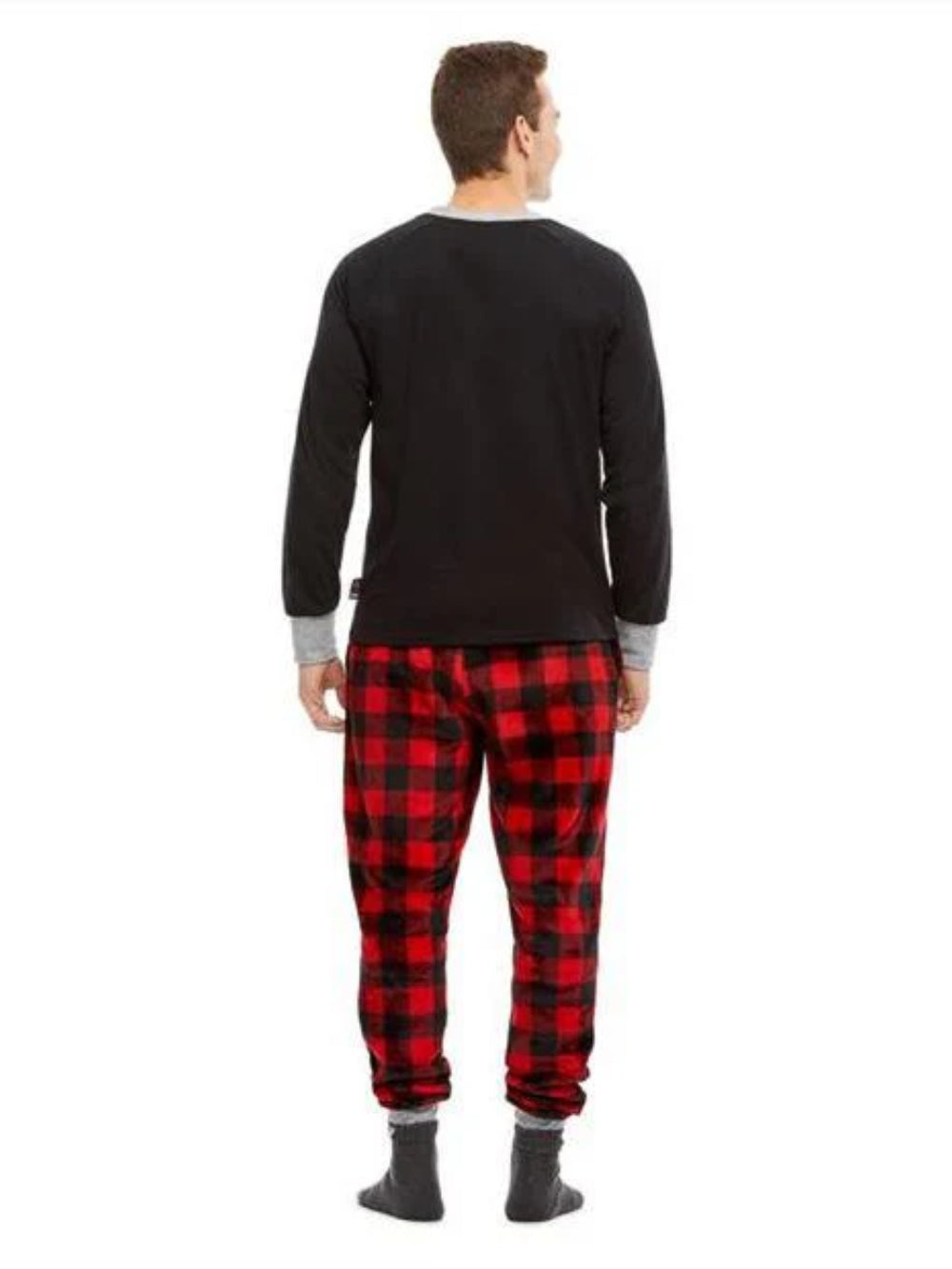 Plaid Deer Print Christmas Family Pajama Set