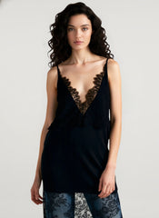 Sexy Lace V Neck Elegant Midi Blouse