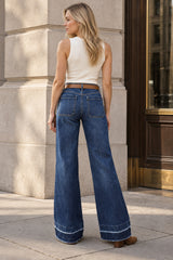 High Waist Vintage Straight Jean