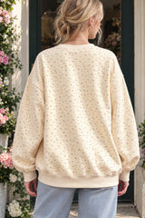 Ditsy Floral Crew Neck Sweatshirt