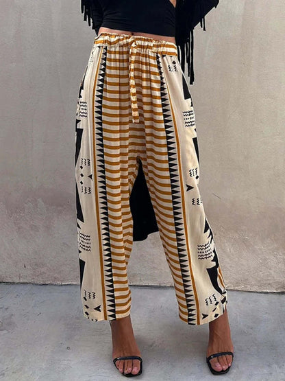 Boho Print Harem Pants