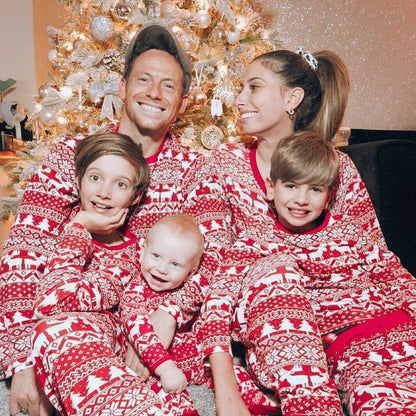 Christmas Print Matching Family Pajamas
