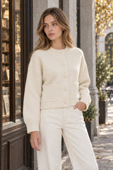 Fashionable Knit Cardigan Sweater