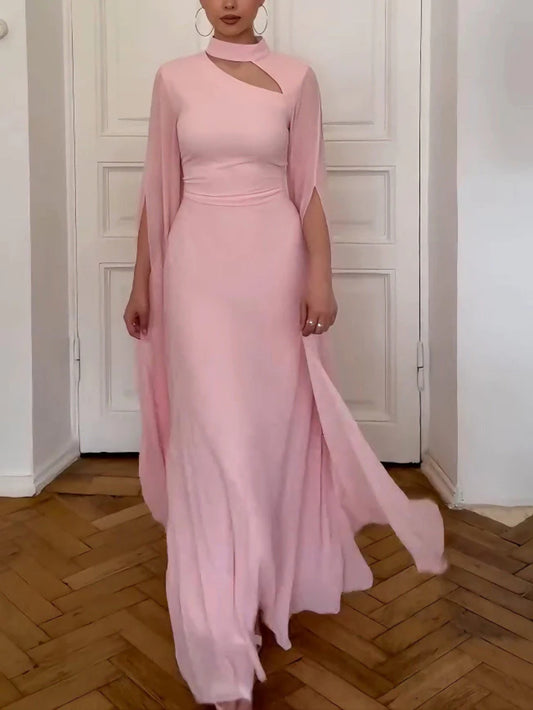 Long Sleeve Fitted Elegant Dress